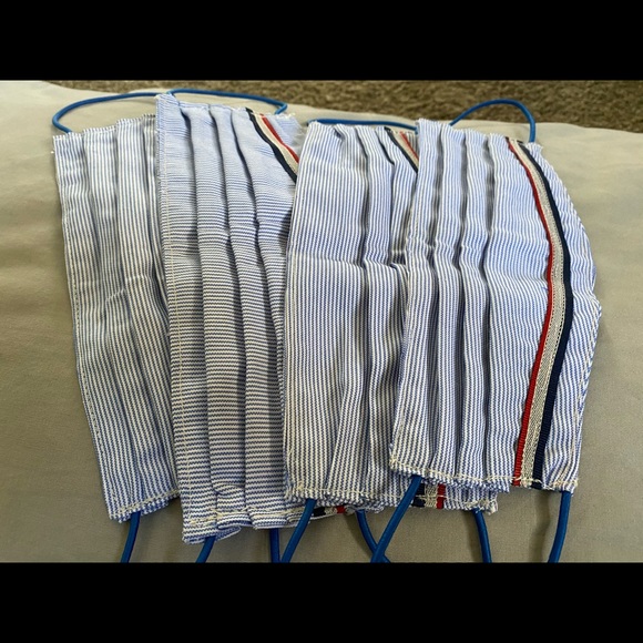 Classy, stripes mask. Each one is handmade - Picture 3 of 5